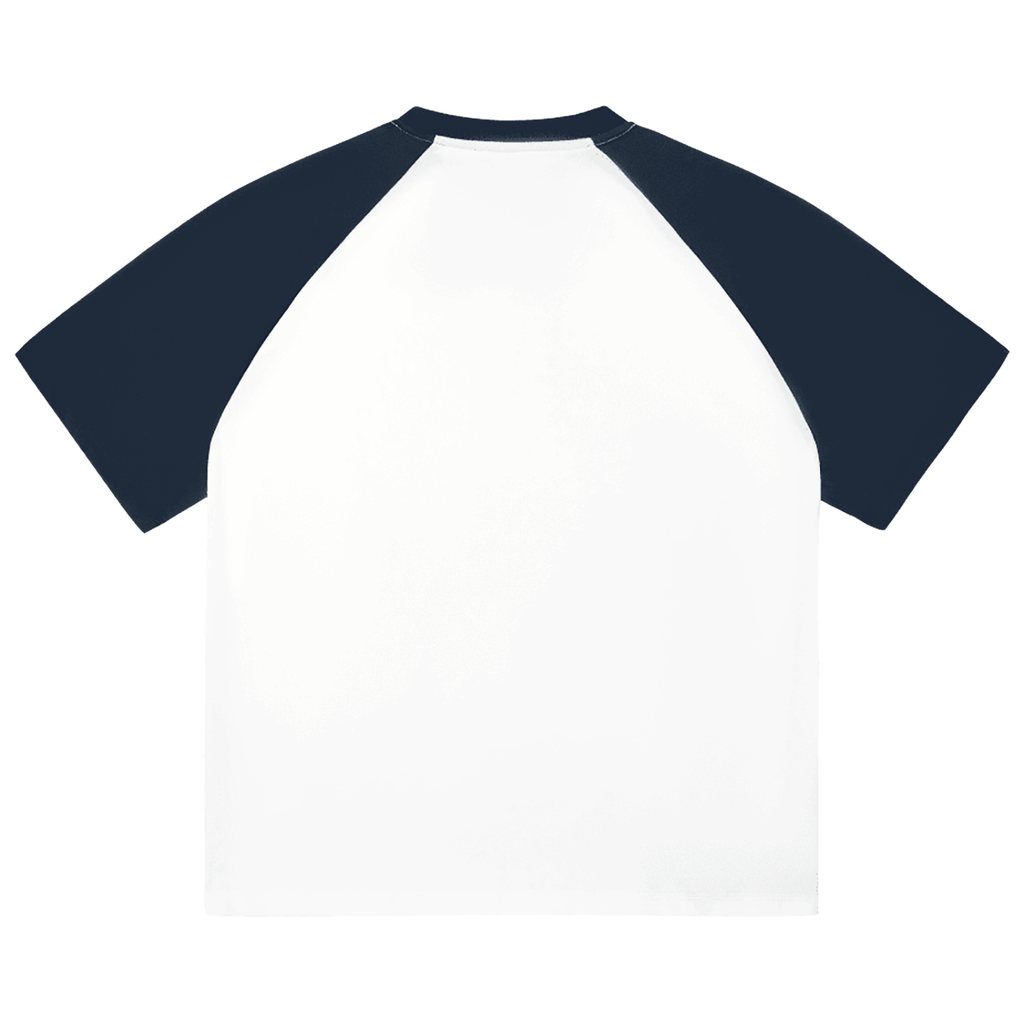 314 Three Star Color-Blocked Raglan Sleeve T-Shirt