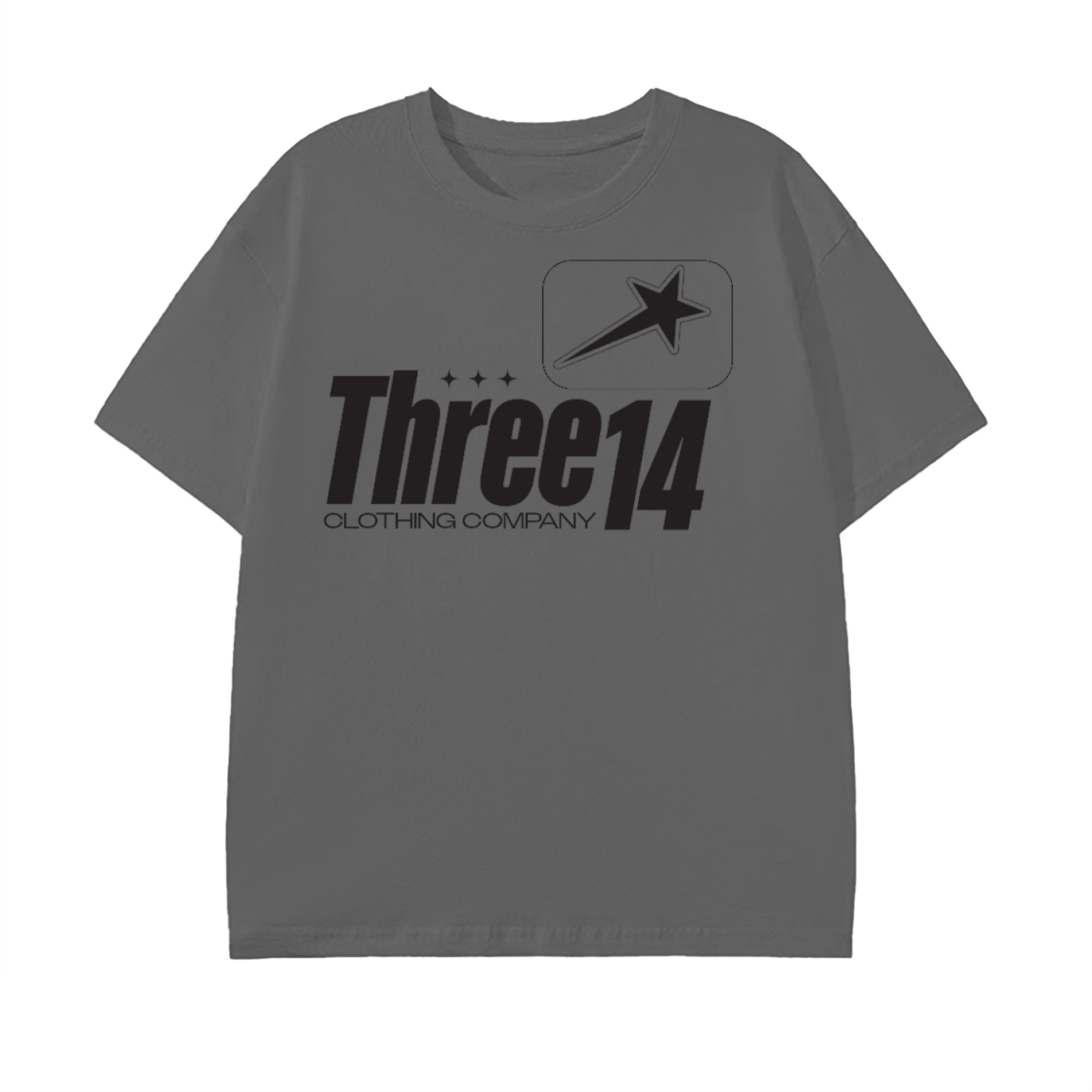 Three Star Pure Cotton Unisex T-Shirt