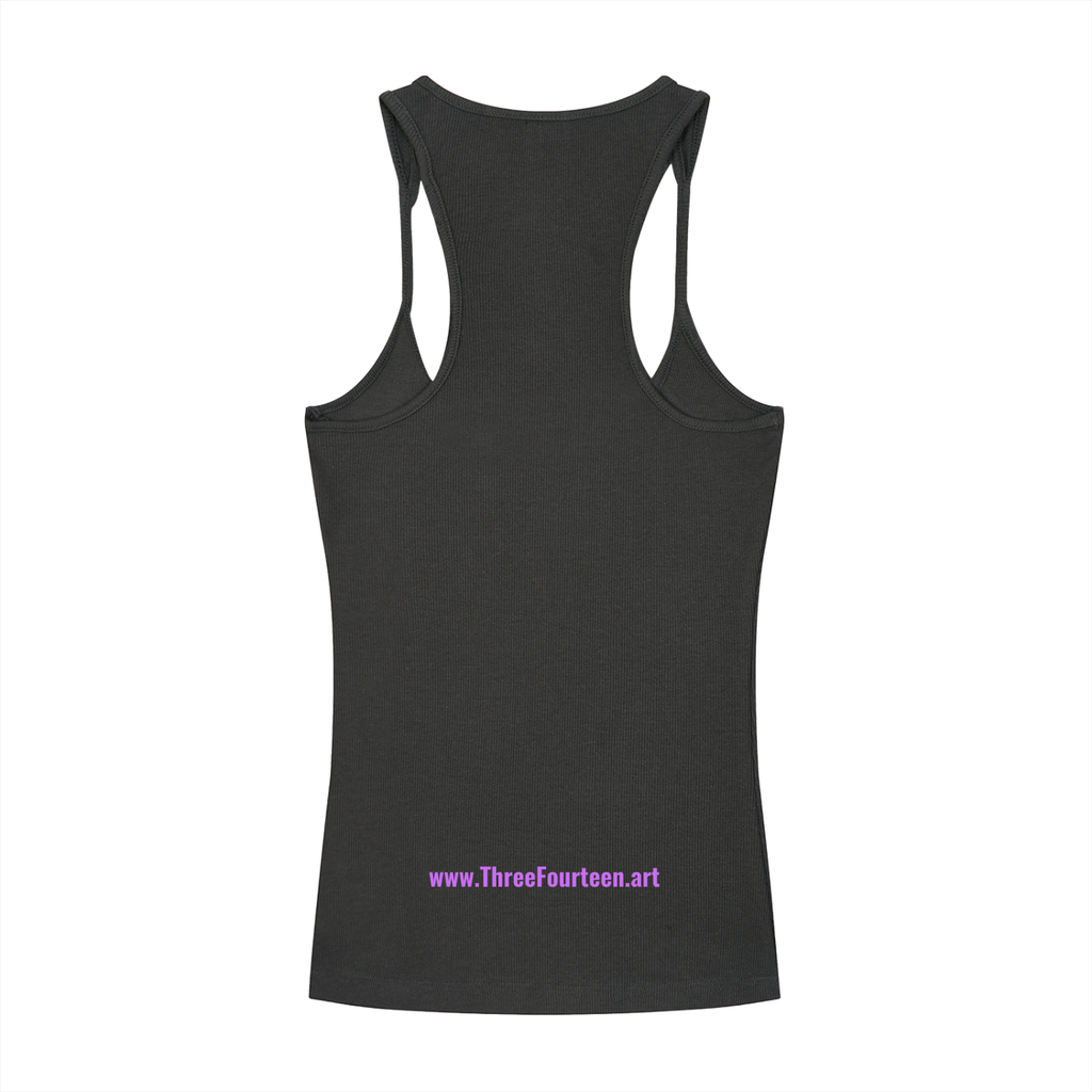 ThreeFourteen Phoenix - Slim Fit, Lightweight Ribbed Racerback Tank Top