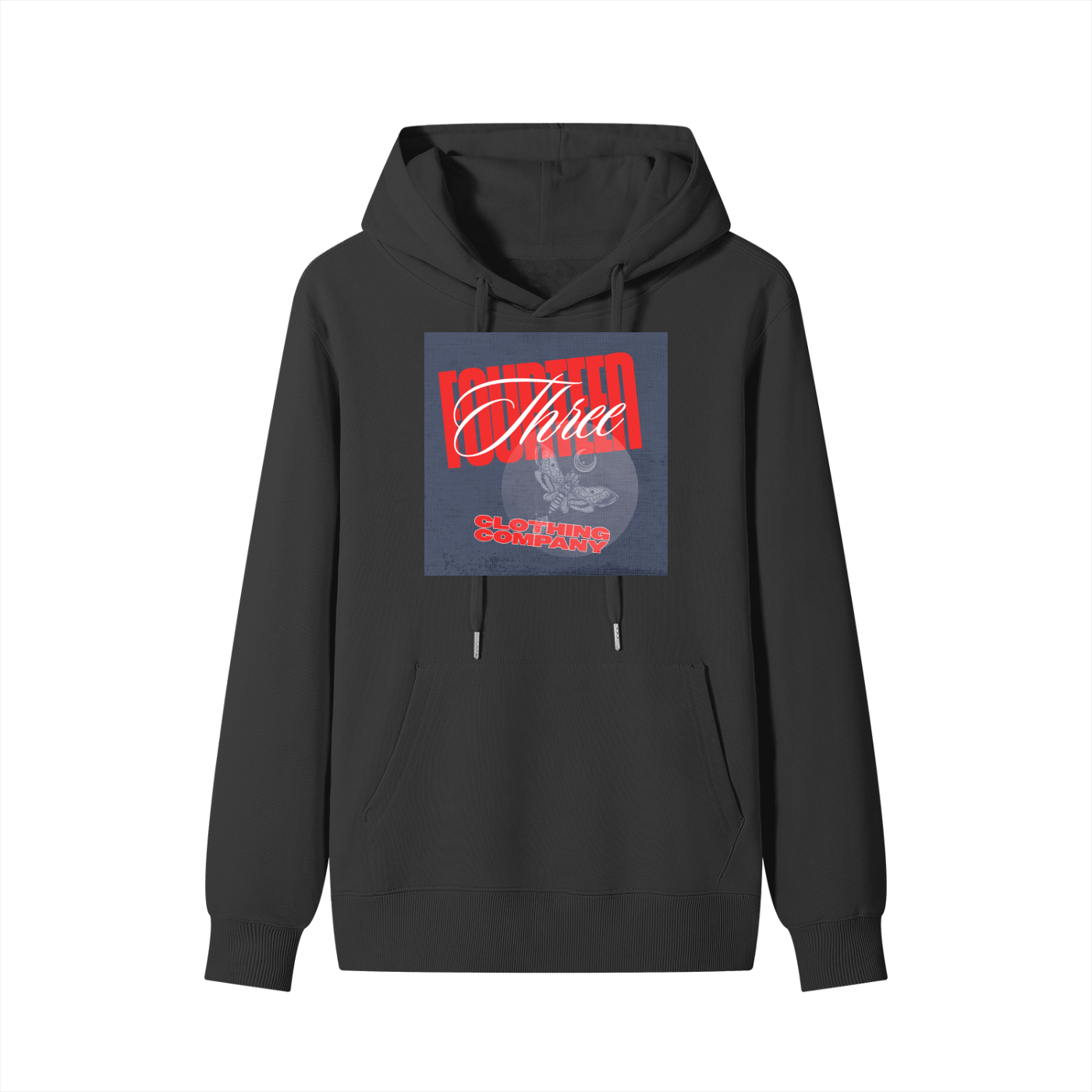 Cicada Red Unisex Cotton Hoodie