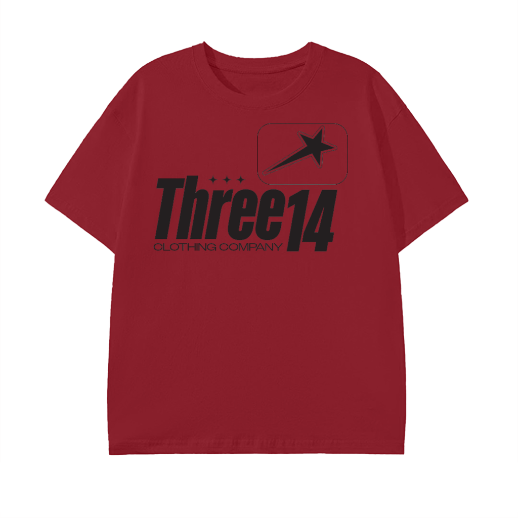 Three Star Pure Cotton Unisex T-Shirt