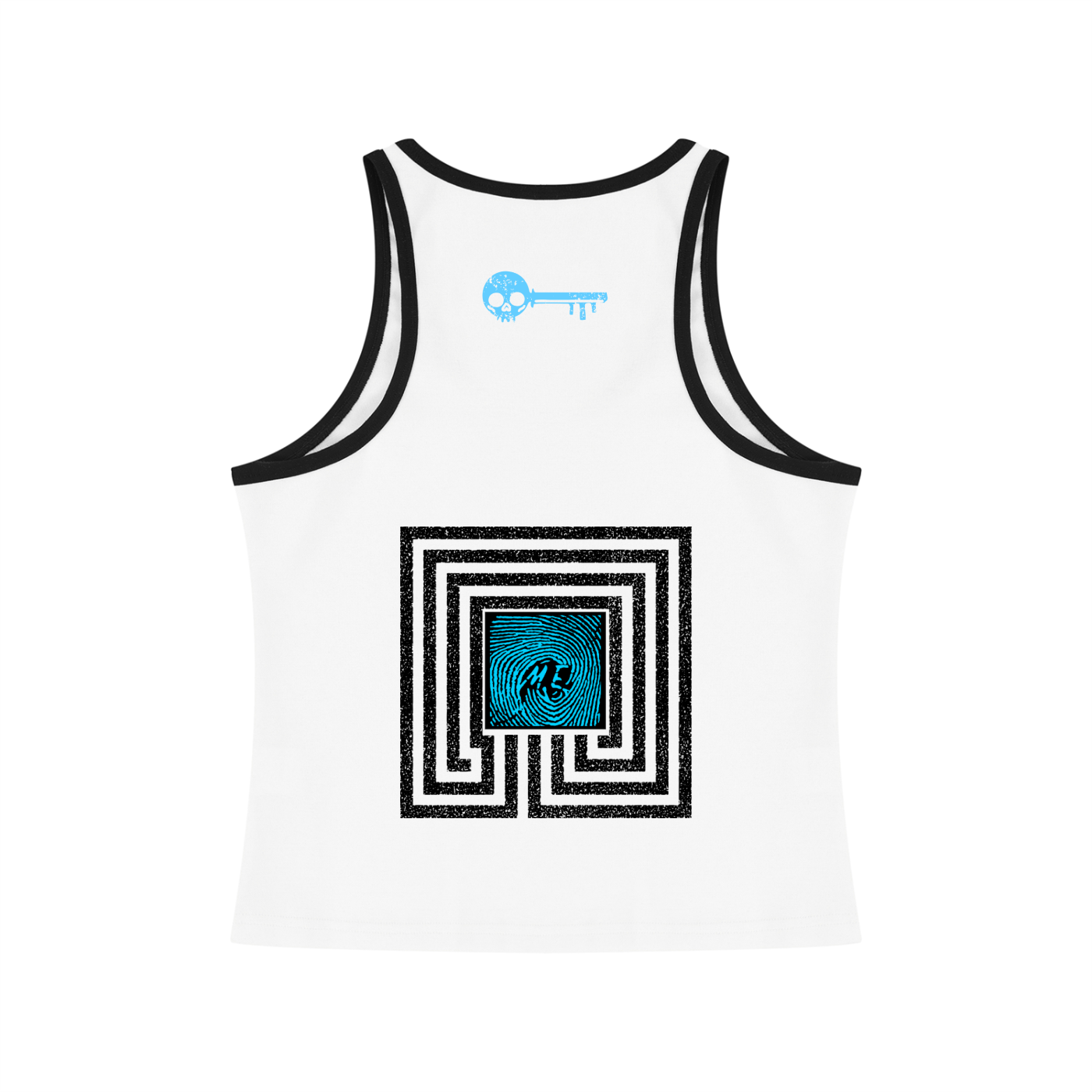 Benevolent - Ladies Color Block Cropped Tank Top