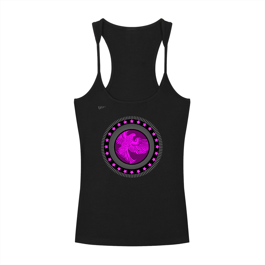 Electric Phoenix- Bea-Slim Fit Ribbed Racerback Tank Top