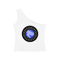 Freedom Rise -Ladies' One-Shoulder Cropped Tank Top