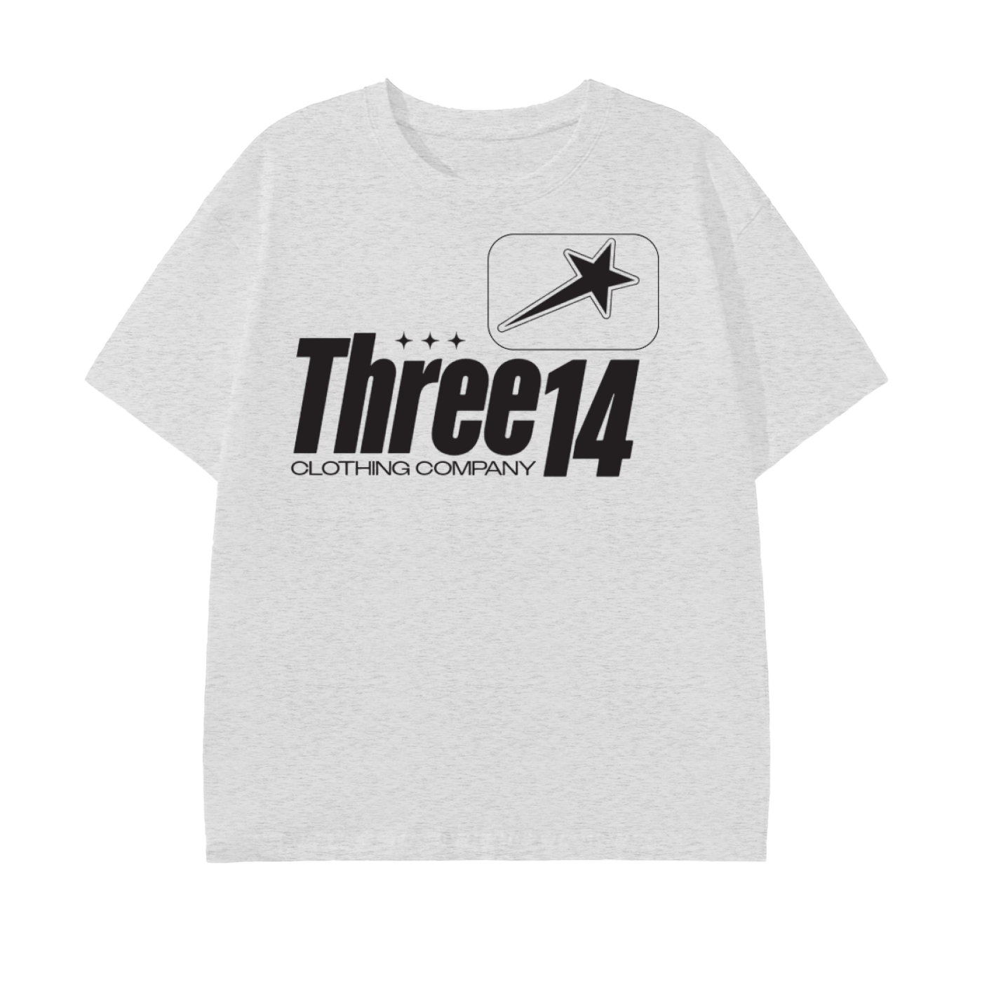 Three Star Pure Cotton Unisex T-Shirt