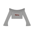 After Dark - Women's Off-the-Shoulder Bell Sleeve Crop T-Shirt