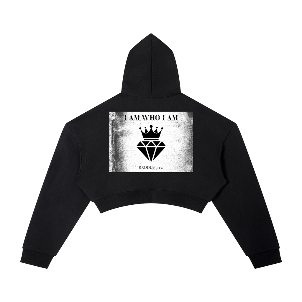 ThreeFourteen - I AM - Ladies Essential Cropped Hoodie