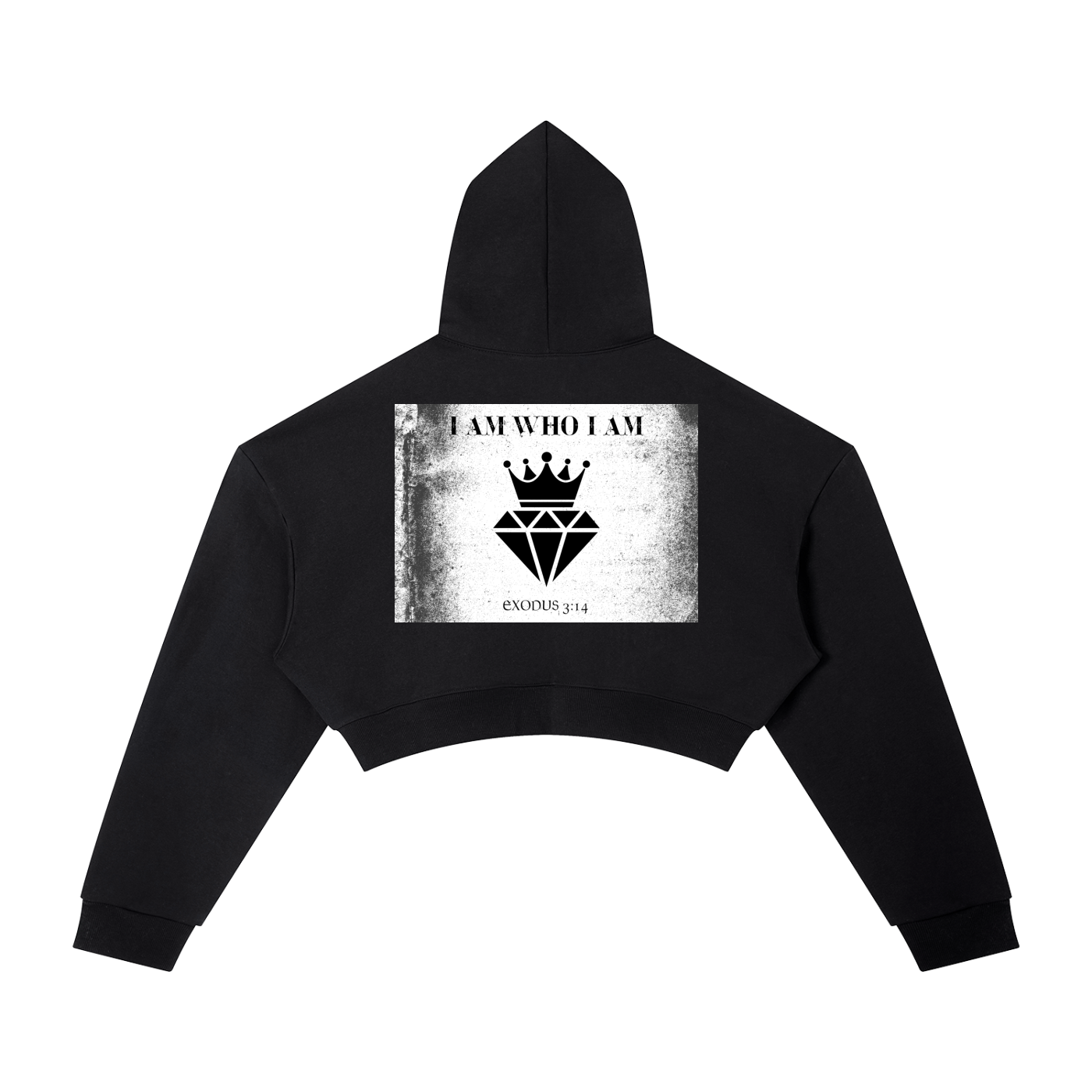 ThreeFourteen - I AM - Ladies Essential Cropped Hoodie