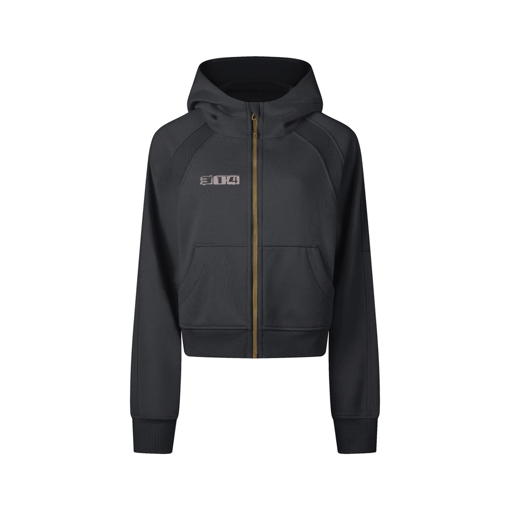 Awaken Villain - Bea - Cropped Zip-Through Hoodie