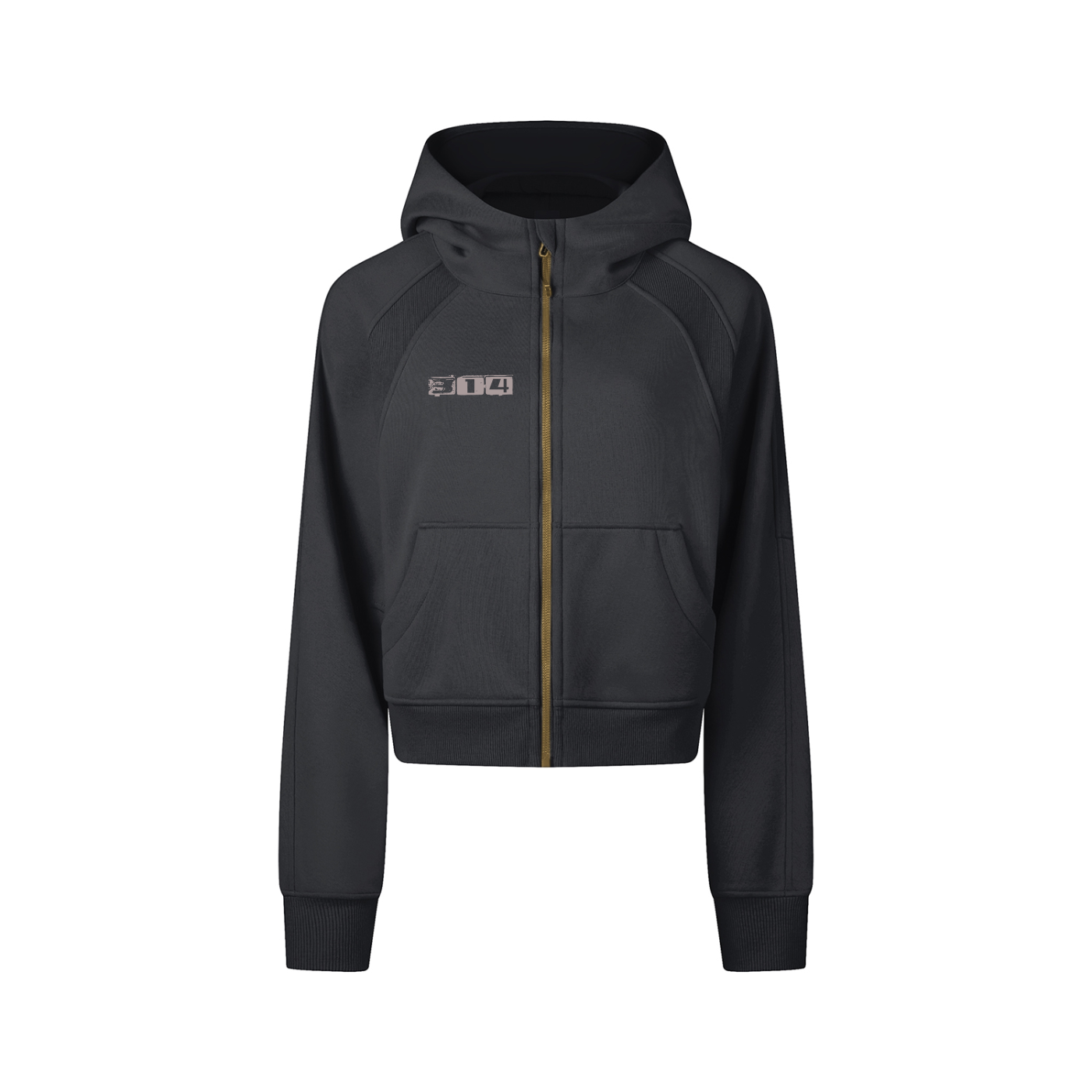 Awaken Villain - Bea - Cropped Zip-Through Hoodie