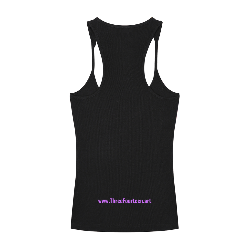 ThreeFourteen Phoenix - Slim Fit, Lightweight Ribbed Racerback Tank Top