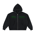 After Dark - Fleeced Full-Zip Boxy Hoodie