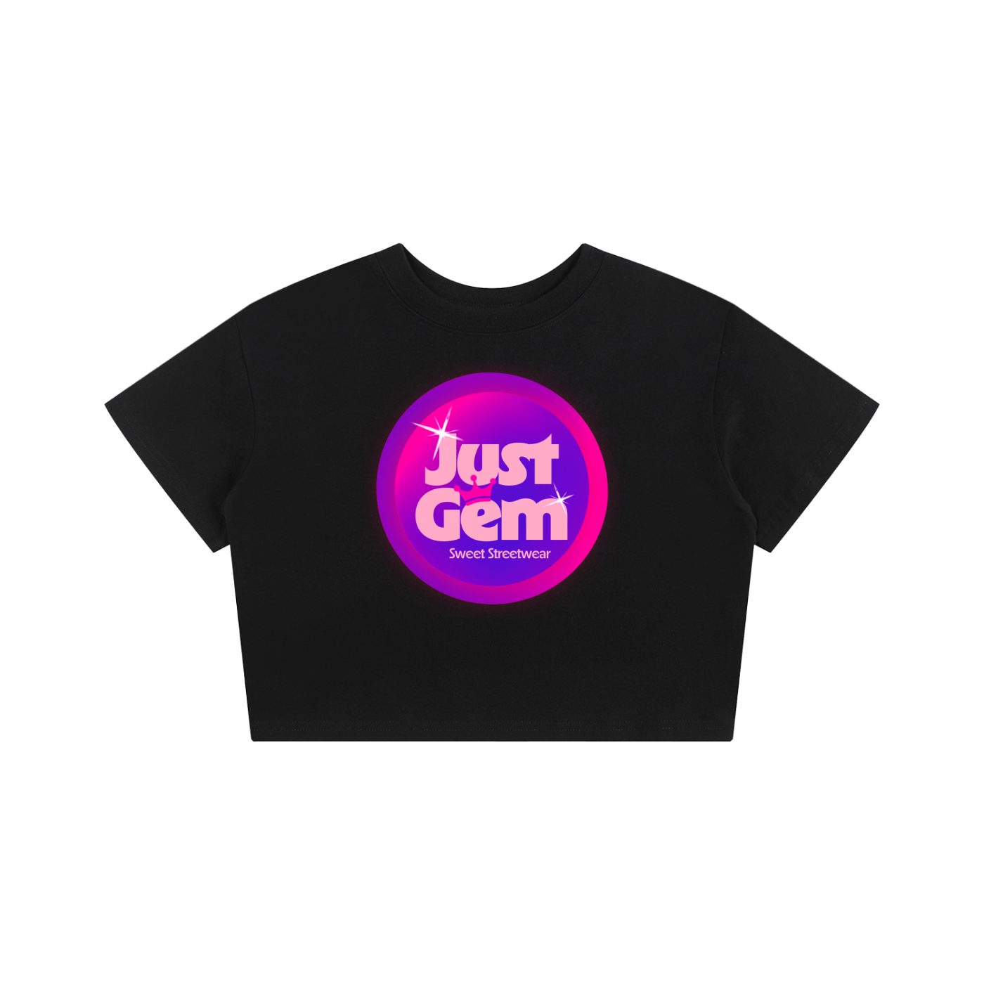 Just Gem - Sweet Pink Seamless Babydoll T-Shirt