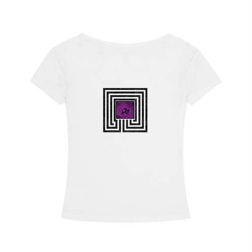 314 Realms - Reality Cocoon Fuchsia - Tencel Slim Fit V-Neck T-Shirt