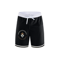 Refined - Classic Stripe Trim Basketball Shorts