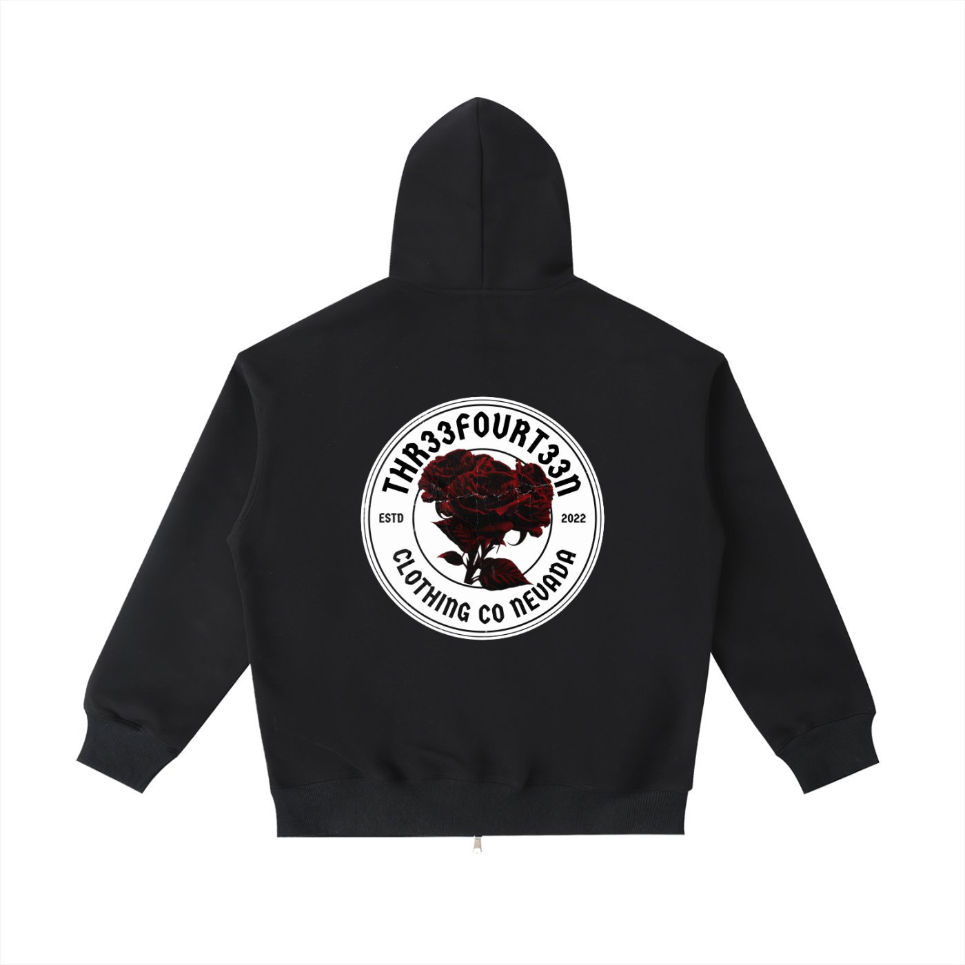 Red Rose Essential Heavyweight Pocket Hoodie