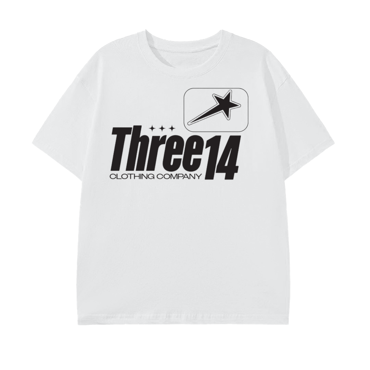 Three Star Pure Cotton Unisex T-Shirt