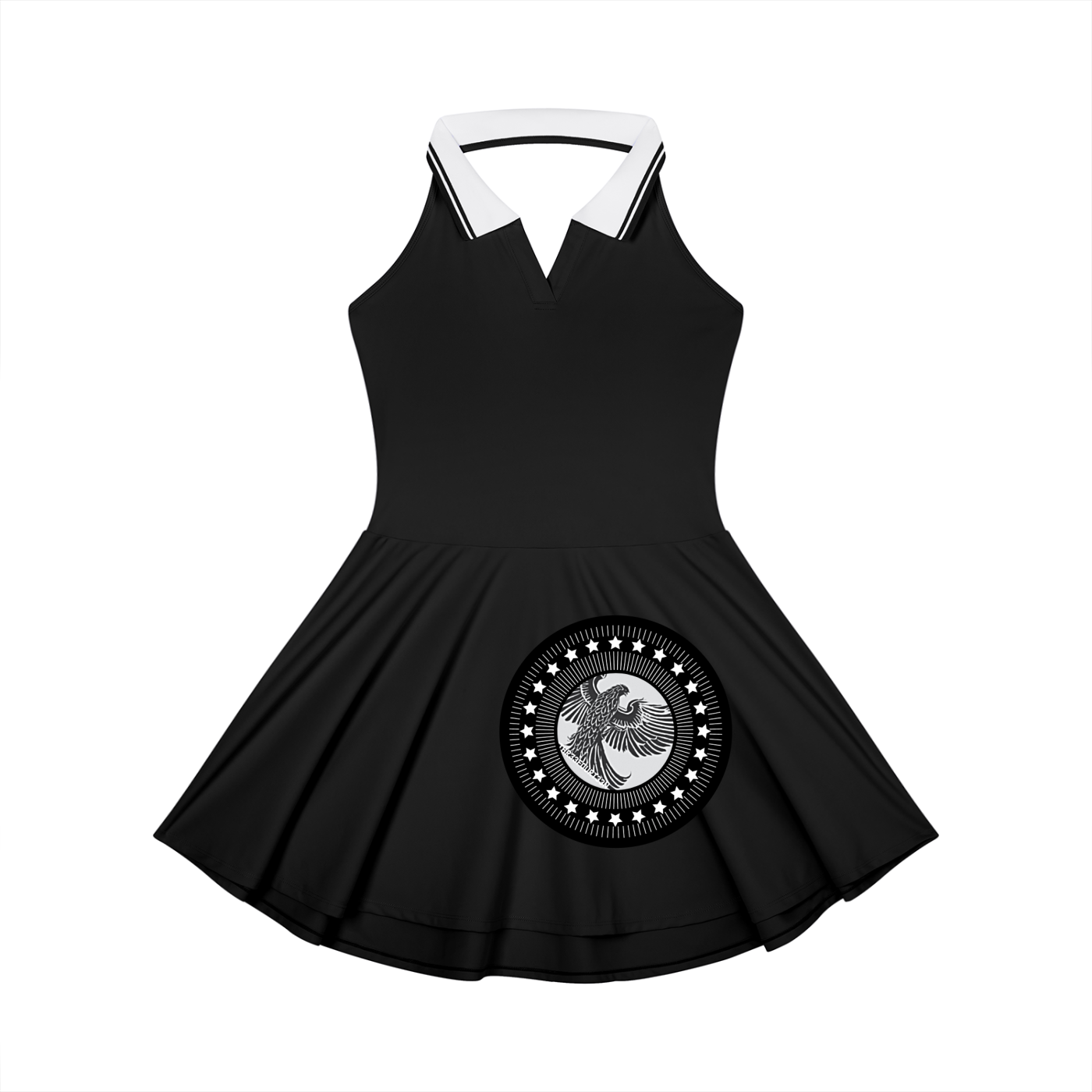 Liberty - Collared Halter A-Line Tennis Dress