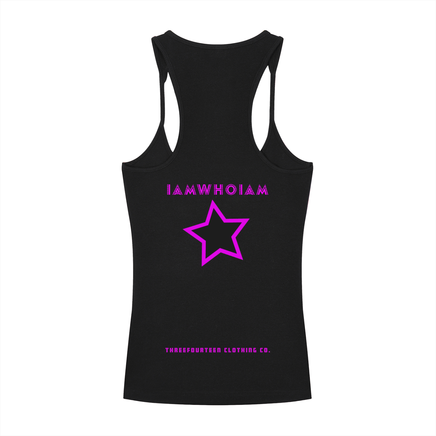 Electric Phoenix- Bea-Slim Fit Ribbed Racerback Tank Top