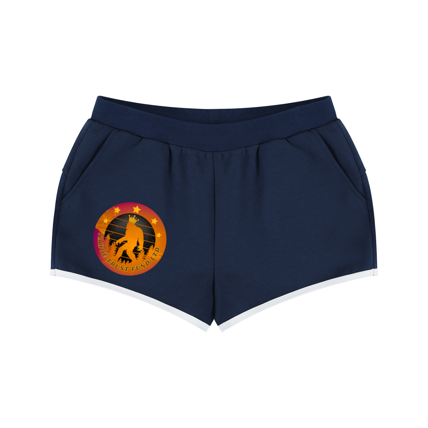 TTF - Believe - Sasquatch Ladies' Retro Contrast Binding Shorts