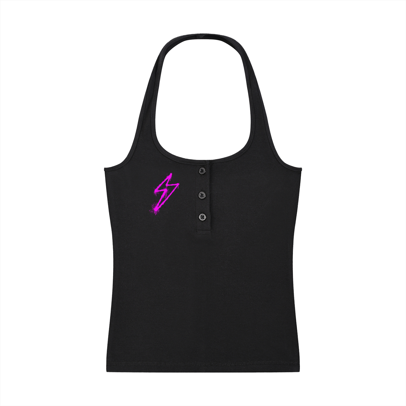 314 BEA Original - Women's Ribbed Henley Tank Top