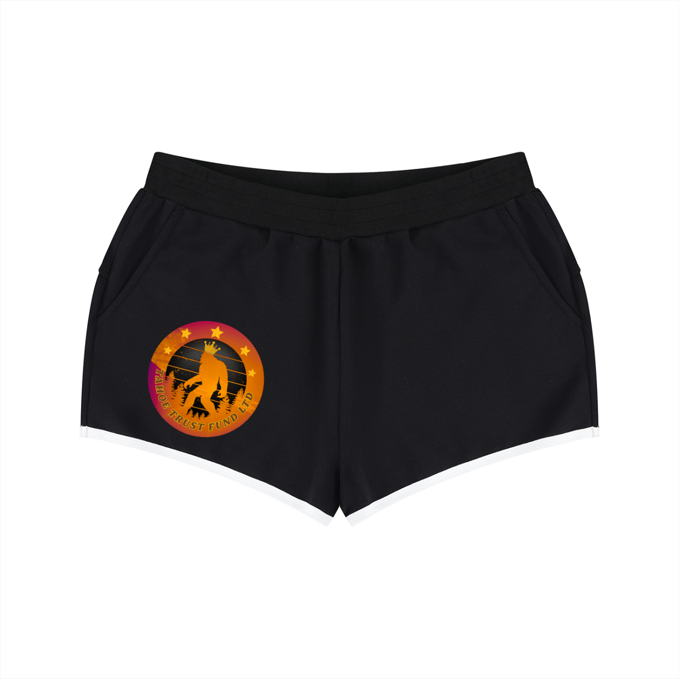 TTF - Believe - Sasquatch Ladies' Retro Contrast Binding Shorts