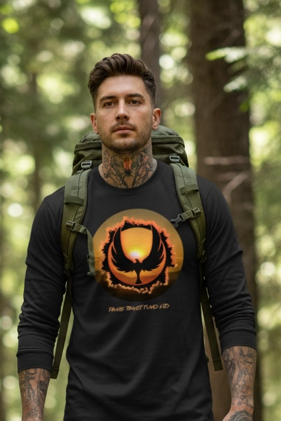 TTF Burn - Crew Neck Long Sleeve Shirt