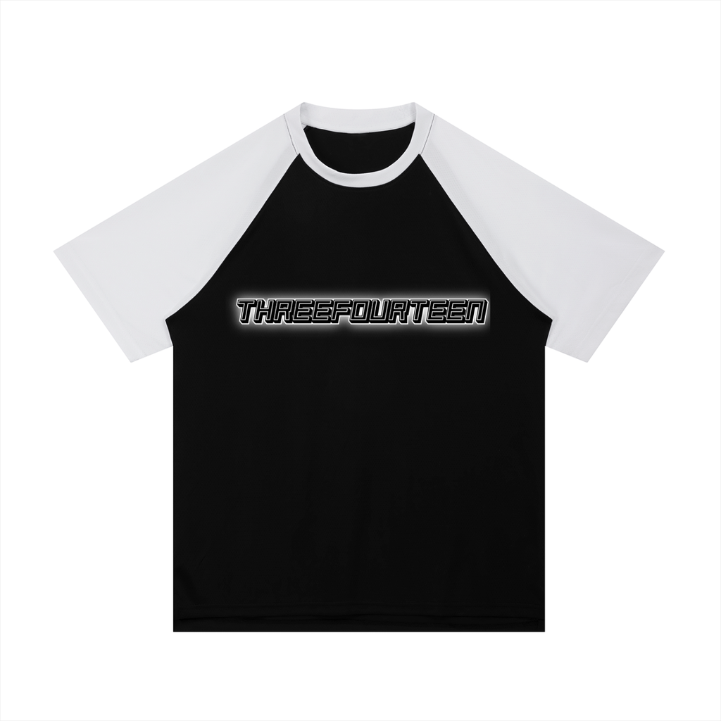 Corrupt Fairytale - Contrast Raglan Sleeve Mesh T-Shirt