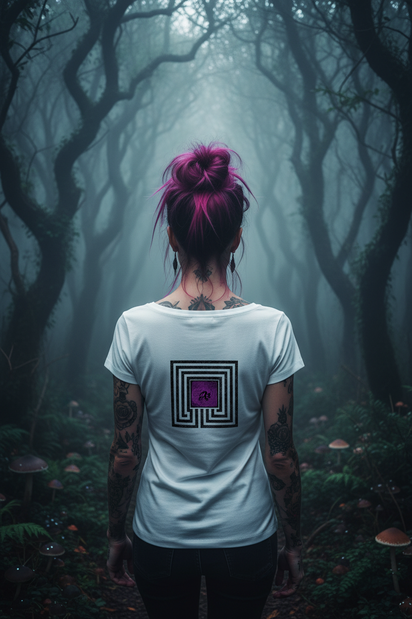 Back of shirt - logo fully visible