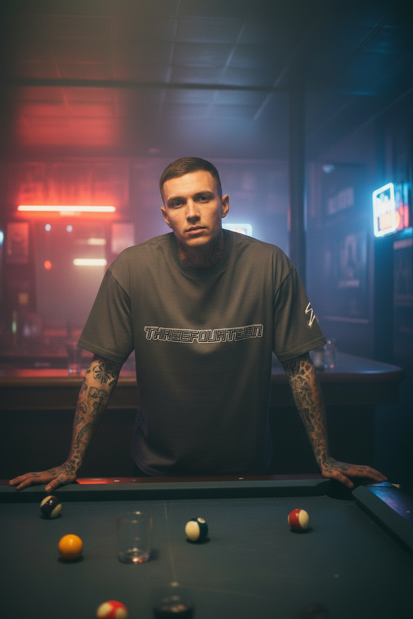 Black Sun Empire Tee - Dark Bar Front Shot