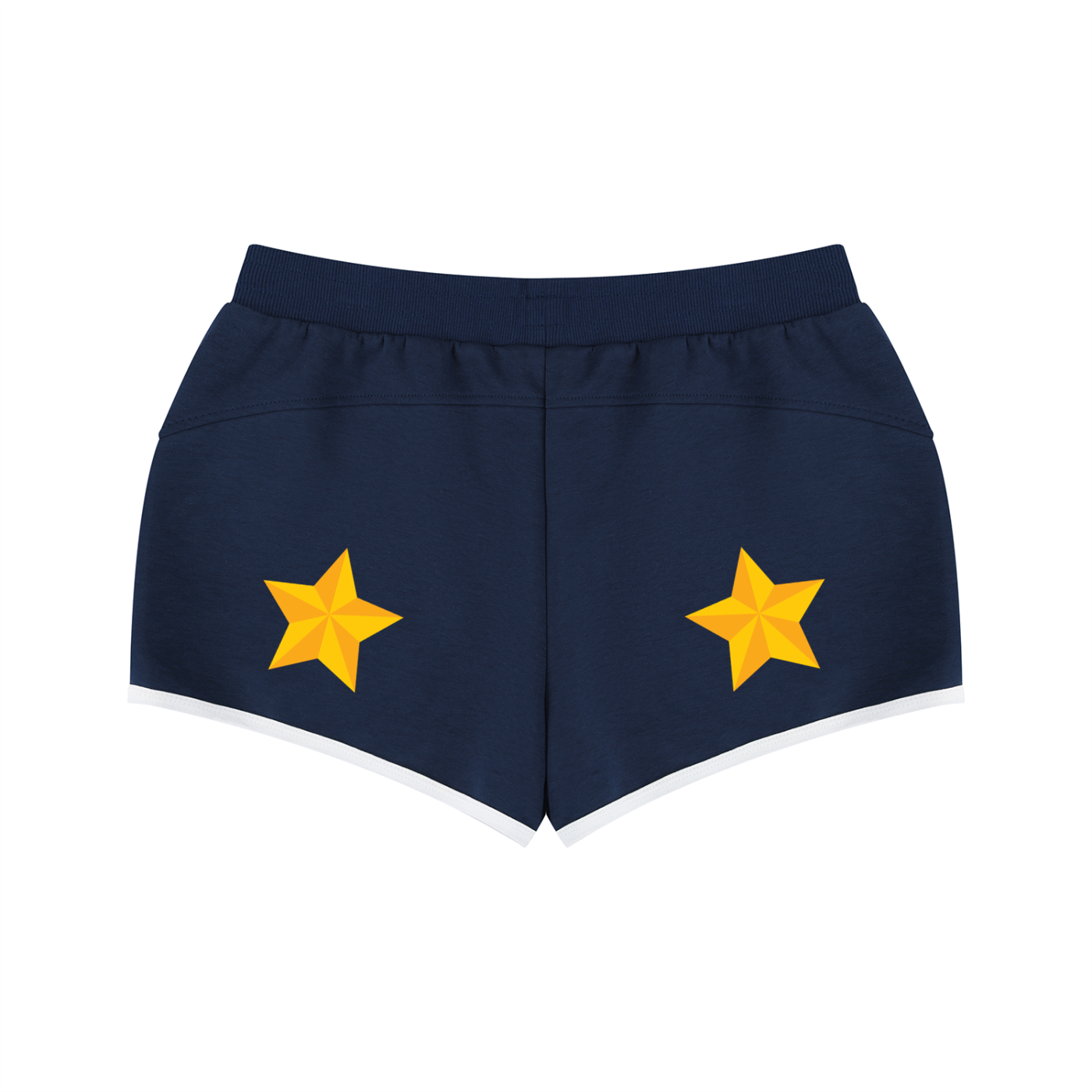 TTF - Believe - Sasquatch Ladies' Retro Contrast Binding Shorts