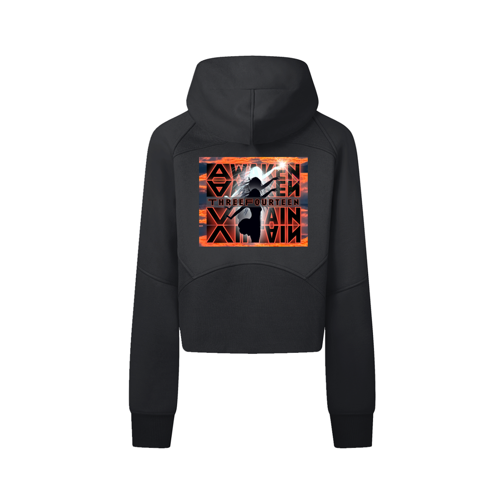 Awaken Villain - Bea - Cropped Zip-Through Hoodie