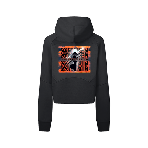 Awaken Villain - Bea - Cropped Zip-Through Hoodie