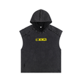 Carpe Diem - Jeremy - Snow Washed Boxy Hooded Tank Top