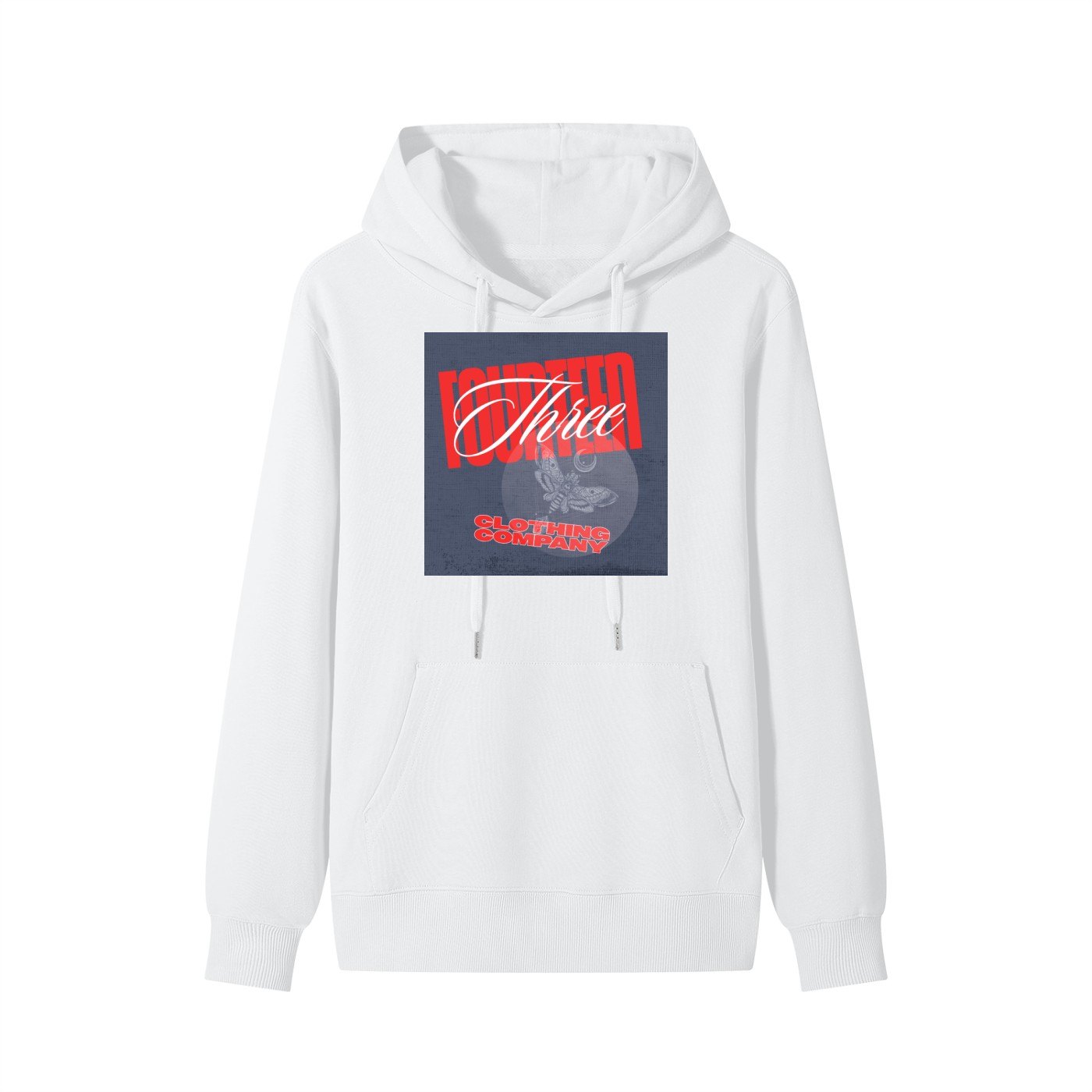 Cicada Red Unisex Cotton Hoodie