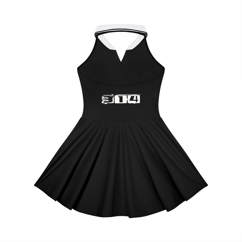Liberty - Collared Halter A-Line Tennis Dress