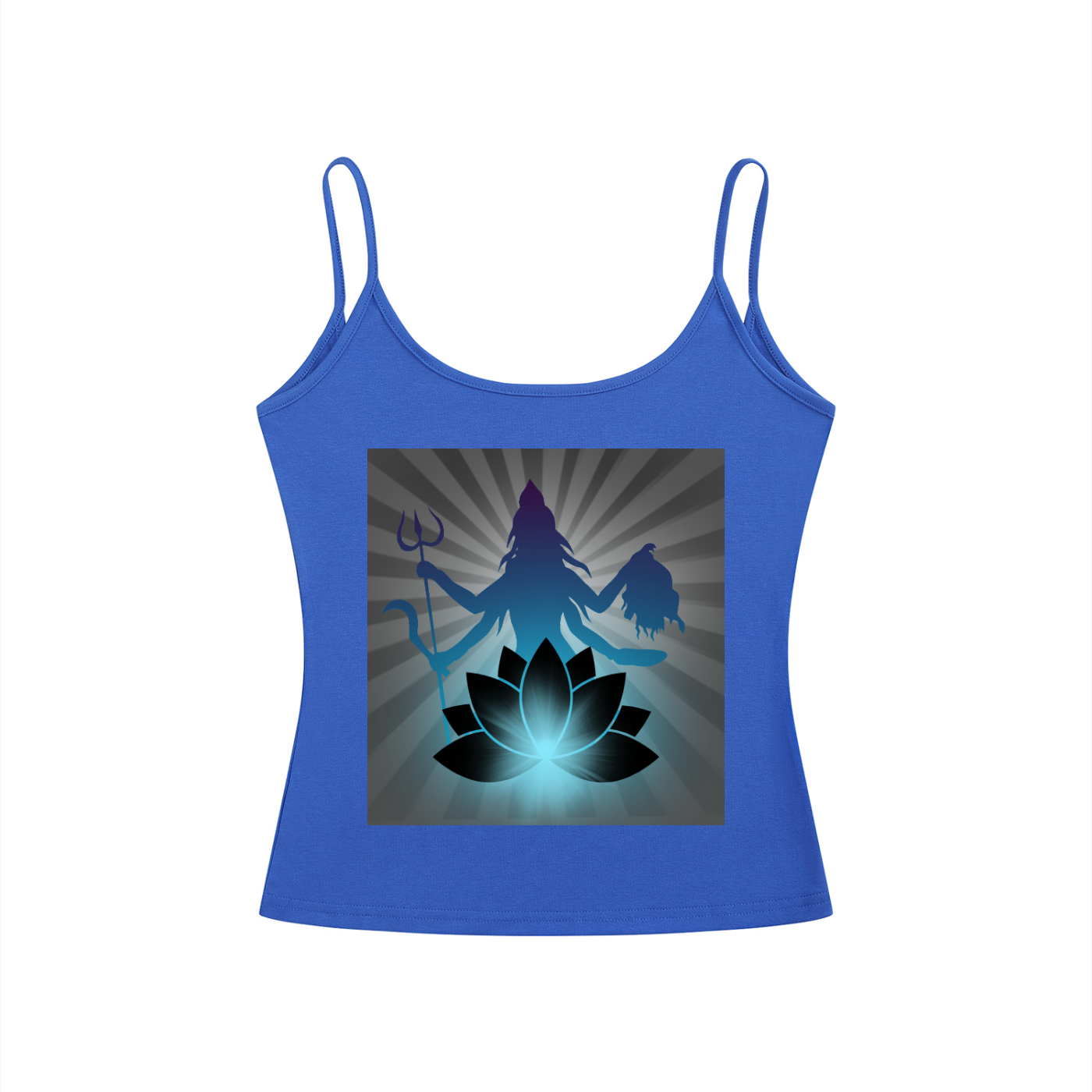 Durga - Women’s Slim Fit Open-Back Tank Top