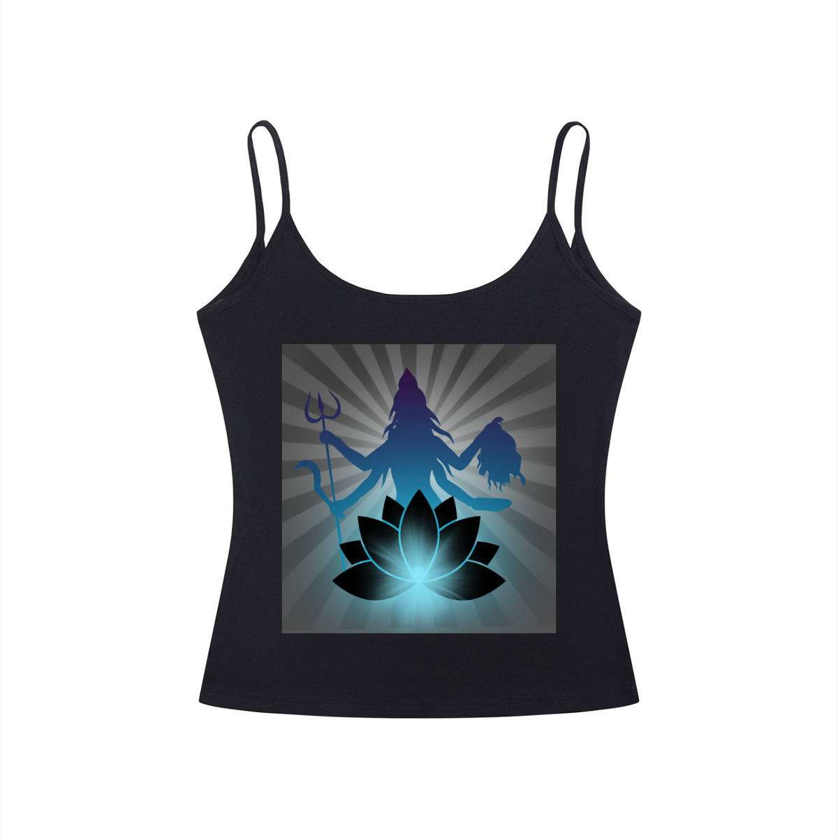Durga - Women’s Slim Fit Open-Back Tank Top