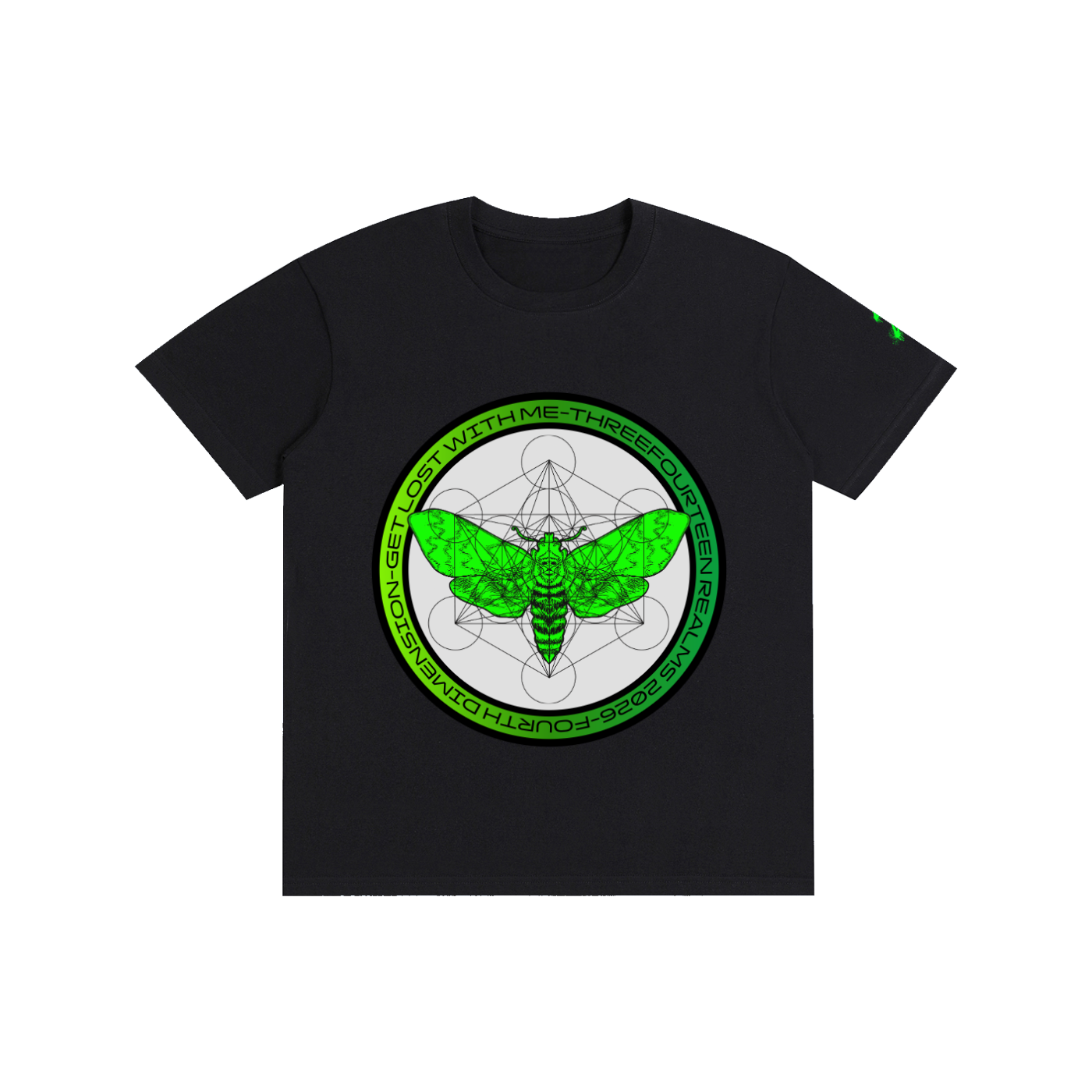 314 Realms - Reality Cocoon Emerald - Pure Cotton Unisex T-Shirt