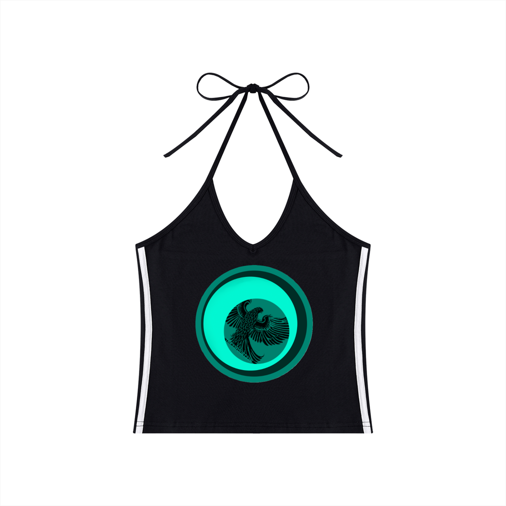 Radiant Phoenix - Ladies' Cropped Halter Top