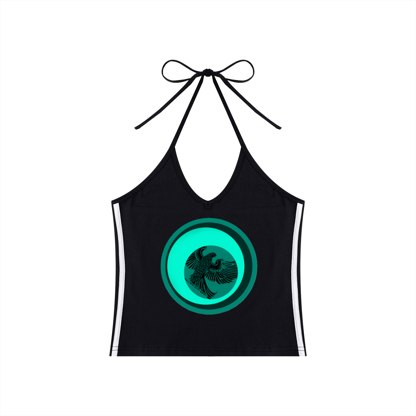 Radiant Phoenix - Ladies' Cropped Halter Top