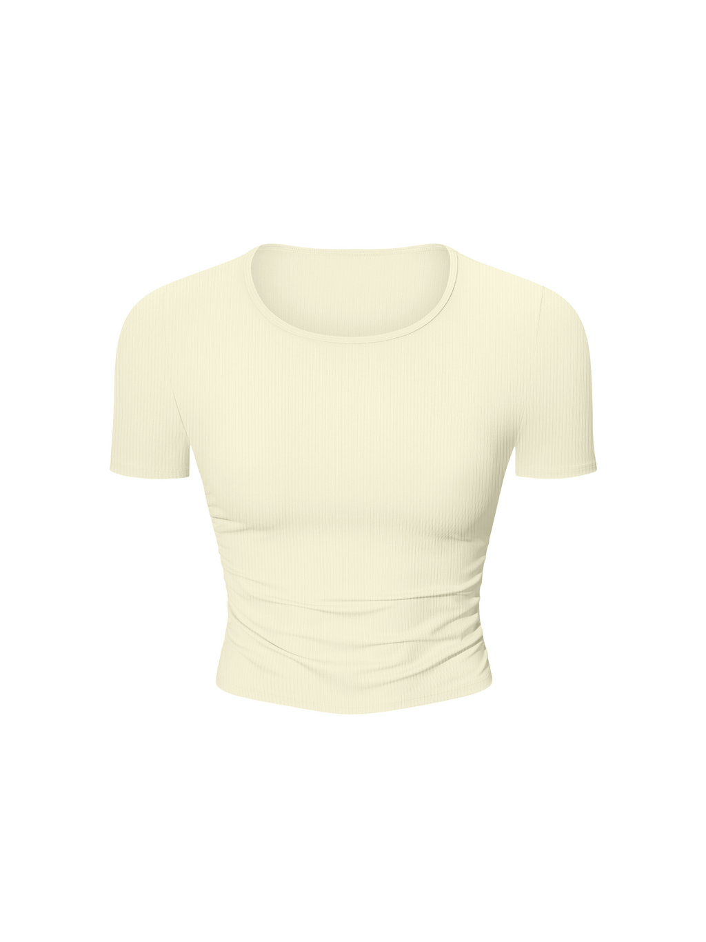 Cranium Ruched Bodycon Crop Top