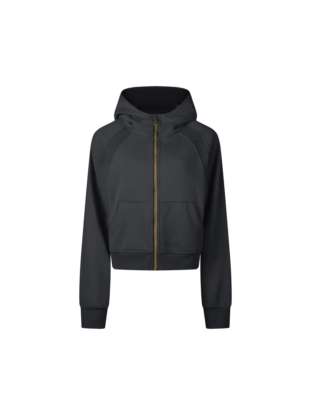 314 Dahlia - Cropped Zip-Through Hoodie