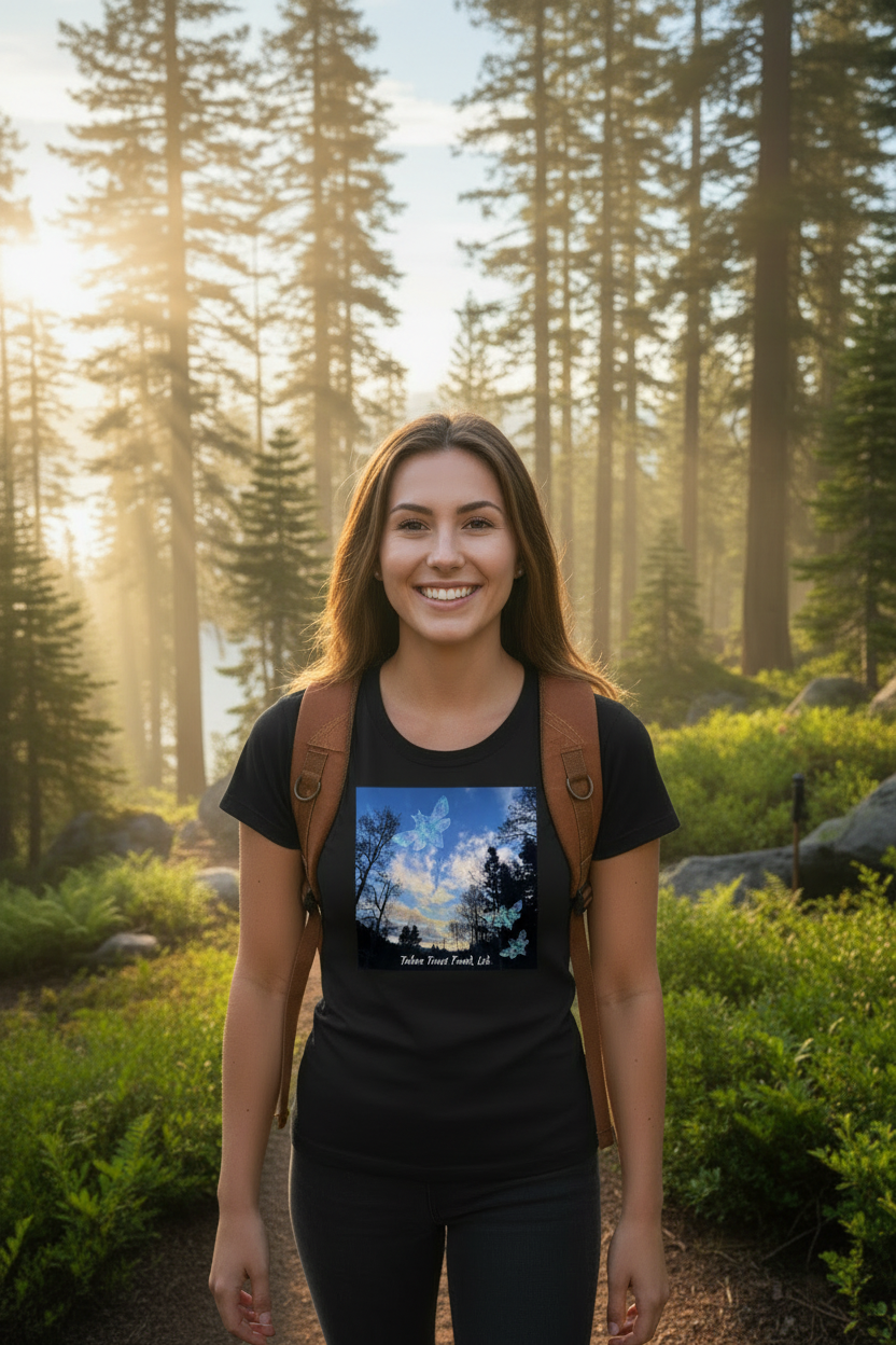 Lake Tahoe Smiling Hiker