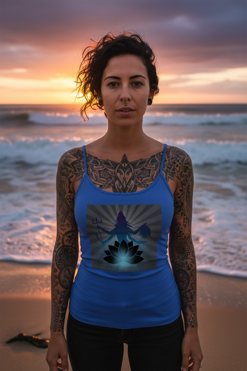 Shiva Lotus Tank Top — Beach Lifestyle