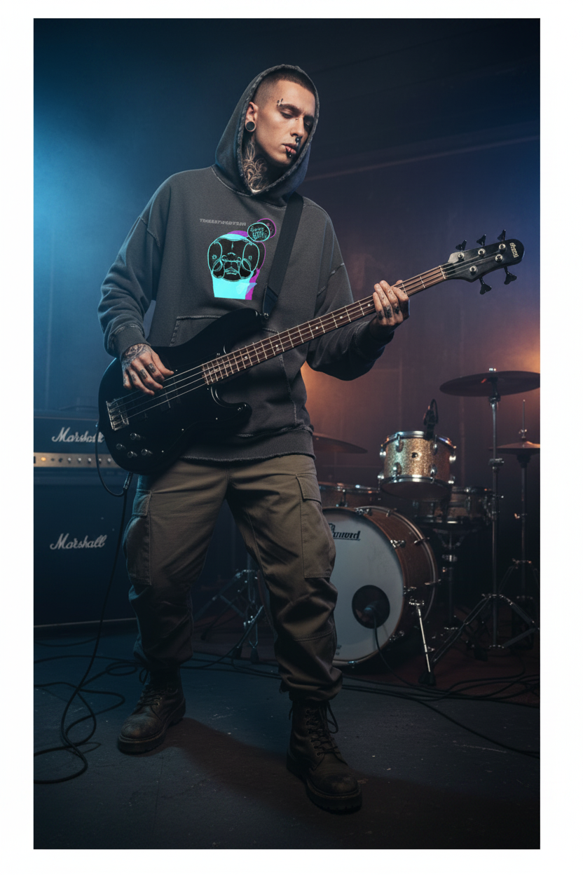 ThreeFourteen Hoodie on Band Practice Guy