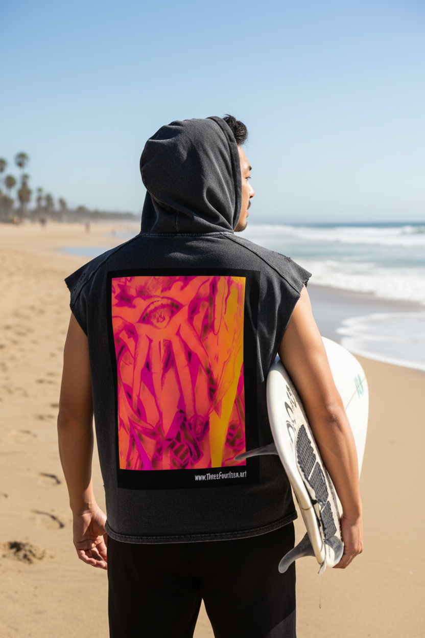 ThreeFourteen Hoodie Vest - Cali Beach